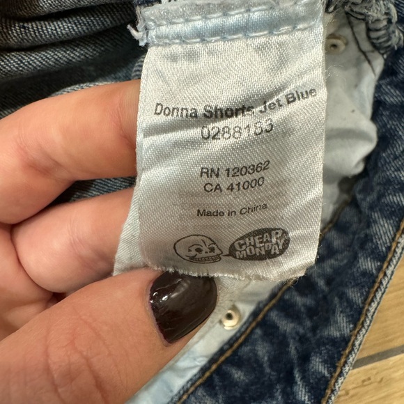 Cheap Monday Donna Shorts - Jet Blue - 30 - Picture 5 of 5